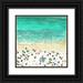 Novak Rick 15x15 Black Ornate Wood Framed with Double Matting Museum Art Print Titled - Beaches I