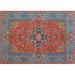 Ahgly Company Indoor Rectangle Traditional Fire Brick Red Persian Area Rugs 5 x 8