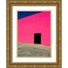 Jordan Williams David 24x32 Gold Ornate Wood Framed with Double Matting Museum Art Print Titled - Shocking Pink Wall