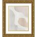 Popp Grace 26x32 Gold Ornate Wood Framed with Double Matting Museum Art Print Titled - Shaping Soft III