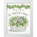 Jacobs Cindy 15x18 White Modern Wood Framed Museum Art Print Titled - Happy St. Patricks Day Flowers