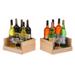 2 Set/ 10 Pieces Miniature Drink Bottles Goblet With Box 1/12 Dollhouse Kitchen Life Scenes Decoration