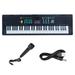 Keyboard Piano Instrument Toy Practical Microphone Portable Musical Digital Music Piano Keyboard Keyboard Piano for Beginner