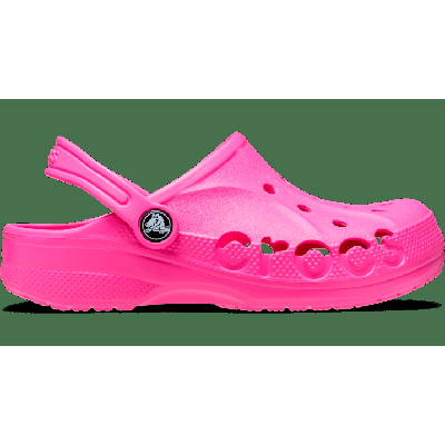 Crocs Electric Pink Kids' Baya Clog Shoes
