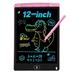 LCD Writing Tablet Doodle Board 12 Inch LCD Drawing Tablet Graffiti Board Electronic Drawing Pads Digital Drawing Board Writing Board Kids Ages 3+ (Pink)