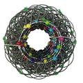 Magic Mandala Flower Basket Toy Multiple Changes Iron Hoop Ring Toy New