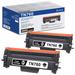 TN760 TN730 High Yield Black Toner Cartridge 2 Pack Replacement for Brother TN760 TN730 Compatible for DCP-L2550DW MFC-L2710DW MFC-L2750DW HL-L2395DW HL-L2350DW HL-L2390DW HL-L2370DW Printer