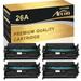 Arcon 4-Pack Compatible Toner for HP 26A CF226A 26X CF226X works with LaserJet Pro M402dn M402n M402d M402dw MFP M426dw M426fdw M426fdn Printers (Black)