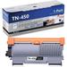 TN-450 Toner Cartridge (1-Black) Compatible TN-450 Replacement for Brother TN-420 TN420 for IntelliFax-2940 Printers