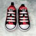 Converse Shoes | Converse Chuck Taylor All Star Low Top Infant/Toddler Shoe Size 4~Polka Dots~Euc | Color: Black/Pink | Size: 4bb