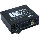 Hifi DAC Amp Digital to Analog Audio Converter RCA 3.5mm Headphone Amplifier Toslink Optical Coaxial Output