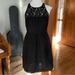 J. Crew Dresses | J Crew Pamela Lace Overlay Dress Size 8 Black Formal | Color: Black | Size: 8