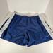 Nike Shorts | Nike Shorts Womens Large 12-14 Blue White Swoosh Running Gym Athletic Ladies | Color: Blue/White | Size: L