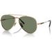 Ray-Ban Aviator II Titanium Sunglasses Gold Frame Green Lens 62 RB8225-313852-62