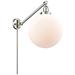 Beacon 12" Brushed Satin Nickel LED Swing Arm With Matte White Shade
