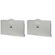 Alpine Industries Compact Baby Horizontal Changing Station Plastic in Gray | 19.8 H x 32.12 W x 18.11 D in | Wayfair 411-E-2PK