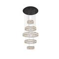 Elegant Lighting Monroe Chandelier - 3503G5LBK