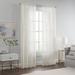 Eclipse Livia Sheer Voile Rod Pocket Curtain Panel Polyester in White | 63 H x 59 W in | Wayfair 22716803454