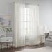 Eclipse Livia Sheer Voile Rod Pocket Curtain Panel Polyester in White | 95 H x 59 W in | Wayfair 22716803456
