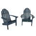 Freeport Park® Hintz Plastic Adirondack Chair in Blue | 38.1 H x 28.9 W x 33.4 D in | Wayfair 095CBFCB7CBA45AB8ABD68F0A548F99E