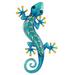 Regal Art & Gift Gecko Wall Décor Metal in Blue | 18 H x 11 W x 1 D in | Wayfair 10893