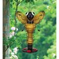 Regal Art & Gift Critter Hummingbird Feeder - Bee Glass in Yellow | 21 H x 10 W x 5.5 D in | Wayfair 13394