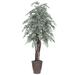 Primrue 72" Artificial Foliage Tree in Pot Silk/Plastic in Brown | 72 H x 32 W x 32 D in | Wayfair 1A683C507DCB4F4EB692B887C22CDE2E