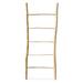 Loon Peak® Bleached 6.58' Blanket Ladder Wood/Solid Wood in Brown | 79 H x 30 W x 2 D in | Wayfair A077D895B56F451BA303A8CFF0F6FCBB