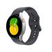 Cara Lady Silicone Strap For Samsung Galaxy Watch 5 44mm 40mm Galaxy Watch 5 Pro 45mm Sport Bracelet Smart Watch Gray