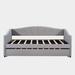 Latitude Run® Twin Daybed w/ Trundle Upholstered/Velvet in Gray | 33.1 H x 81 W x 42.5 D in | Wayfair 0E6B50123FDA4ED8AD845FDCF5DE6FEE