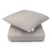 Latitude Run® Sunbrella Deep Seat Patio Cushion Set (Seat & Back), 2 Piece in Gray | 5 H x 24 W x 23 D in | Wayfair