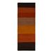 Brown 120 x 30 x 0.75 in Area Rug - Foundry Select Handloom Knotted Silk Contemporary Multicolor Area Rug Silk | 120 H x 30 W x 0.75 D in | Wayfair