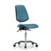 Latitude Run® Deroe Ergonomic Task Chair Aluminum/Upholstered in Gray/Blue | 49 H x 24 W x 25 D in | Wayfair 194E1BCBF9664EDD9C786C32AA8FE6C4