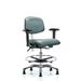 Latitude Run® Task Chair Aluminum/Upholstered in Gray | 45.5 H x 27 W x 25 D in | Wayfair 5200DDF790C147548916C3EFC9B8813F