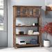 The Twillery Co.® Dyllan 72" H x 50" W Etagere Bookcase Wood in Brown | 72 H x 50 W x 15.5 D in | Wayfair 1F295A76B3AA49459B1DB0FE572B575A