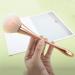 WNG Make Cosmetic Up Powder Cont Brush Brush Gold Large Rose Face Brush