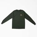 Dickies Men's Heritage Workwear Long Sleeve Graphic T-Shirt - Forest Green Size XL (WLF22A)