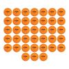 STIGA 1-Star Orange Table Tennis Balls (38-Pack)