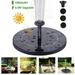 Lzvxtym Solar Fountain Pump Free Standing Solar Birdbath Fountain Solar Powered Fountain Pumps Submersible Outdoor for Bird Bath Small Pond Swimming Pool Garden Patio and Lawn