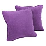 Porch & Den Blaze River 18-inch Microsuede Accent Throw Pillow (Set of 2)