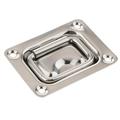 3 x 2.2 inch Stainless steel shape square Flush Pull Handles Recessed Furniture Handle Boat Cabinet Flush Mount Lifting