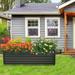 Costway 2 PCS Galvanized Raised Garden Bed Outdoor Planter Box - See Details