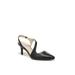 Wide Width Women's Santorini Pump by LifeStride in Black Fabric (Size 7 W)