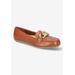 Wide Width Women's Cullen Flats by Bella Vita in Dark Tan Leather (Size 10 W)