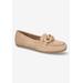 Extra Wide Width Women's Cullen Flats by Bella Vita in Almond Suede Leather (Size 10 WW)