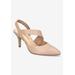 Wide Width Women's Arabella Pump by Bella Vita in Nude Leather (Size 10 W)