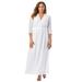 Plus Size Women's Scallop Lace Maxi Dress by Jessica London in White (Size 32 W)