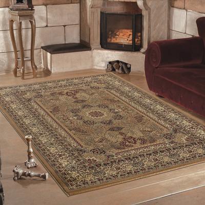 Teppich AYYILDIZ TEPPICHE "Marrakesh 207", beige, B:160cm H:12mm L:230cm, Kunstfaser, Teppiche, Orient-Optik, Wohnzimmer