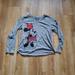 Disney Tops | Disney Womens Top Xl Minnie Mouse Cotton Pullover Long Sleeve Tee | Color: Gray/Red | Size: Xl