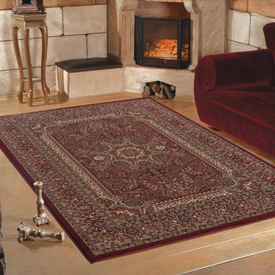 Teppich AYYILDIZ TEPPICHE "Marrakesh 207", rot, B:200cm H:12mm L:290cm, Kunstfaser, Teppiche, Orient-Optik, Wohnzimmer